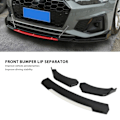 Miniatyrbild 7 av 8: Front Bumper Splitter Kolfiberstil Bumper Spoiler Diffuser 170cm Längd Ersättning för Toyota Corolla Vit Läpp