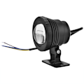 Miniatyrbillede 2 af 4: 12V 5W RGB Vandtæt Akvarium LED Spotlight Lampe til Fiskedam Pool Have Under Vand Sort