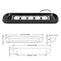 Miniatyrbillede 6 af 8: RV LED Markiselysstang Vandtæt 10 Lampeperler Universal Udendørsbelysning til Autocamper 12V/24V