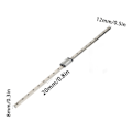 Miniatyrbillede 6 af 8: MGN12H Miniatur Lineær Skinne Glidebane 12mm Bredde Lineær Skinne Guide til de fleste Automatisering Udstyr 500mm