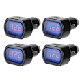 Miniatyrbillede 2 af 2: 4 stk. Bil Voltmeter LED Digital Display Batterispændings Overvågningsdetektor