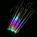 Miniatyrbilde 2 av 2: 8 stk/sett 30 cm Meteorregn Rørlys 144 LED Lyse Fallende Lyslenker Dekor 100-240V EU Fargerike