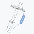 Pikkukuva 7 / 8: Ekstruuderin kaksoisvaihteistosetti 3D-tulostimen laitteistovarusteet additiivisen valmistuksen tuotteet Voron 0.1 2.4:lle