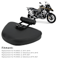 Miniatyrbillede 7 af 8: Sort Justerbar Ryglæn til Motorcykel Kører Ryglæn Tilbehør Udskiftning til R1200GS LC Adventure