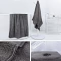 Miniatyrbild 2 av 5: Extra Stor Mikrofiber Badhandduk, Mycket Absorberande Duschhandduksset för Inomhus- och Utomhusaktiviteter, Snabbtorkande Mjuka Badlakan för Träning,