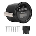 Miniatyrbild 2 av 8: Digital Batteriindikator Timräknare Multifunktionell Mätare IP65 Vattentät för Elbilar Vagnar Gräsklippare