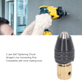 Miniatyrbild 7 av 8: 3-backs Drillchuck Rotationsverktyg Självspännande Kolv Raka Linjer Förlängningsstång Hex Nyckelset 2,0 mm Hål