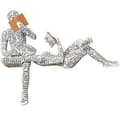 1 Set Läsningsfigur Läsningsfigur Ornament Figur Skulptur Harts Läsare Figur