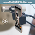 Miniatyrbilde 3 av 8: 5 tommers sammenleggbar LED-lampe for live-streaming, tatovering, sminke og negledesign - Justerbar