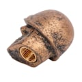 Miniatyrbillede 4 af 8: 4 stk. Dækventilhætter Skalle Stil Anti-Oxidation Universal til Biler Lastbiler Cykler Motorcykler Cykler Bronze