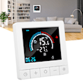 Miniatyrbillede 1 af 8: Gulvvarme Termostat LCD Display Touch Control Intelligent Timing Programmerbar Hjemmevarme Controller AC 90‑240V 16A Elektrisk Opvarmning
