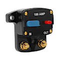 Miniatyrbillede 2 af 8: Bil Audio Sikringsautomat Manuel Nulstilling Sikring Inline Inverter Holder til Bil Audio Stereo System Båd Lastbiler Busser 100A