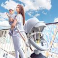 Miniatyrbild 7 av 7: Babysving för småbarn, bärbar för inom- och utomhusbruk, förinstallerade vaggvisor, Bluetooth-aktiverad fjärrkontroll för anpassad underhållning, pekskärm