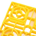 Miniatyrbillede 3 af 8: 10 stk Campingudstyr Nivelleringsblokke Antislip Puder Design Heavy Duty Nivelleringsblokke med Opbevaringspose til Nivellering af Enkelt- og Dobbelthjul
