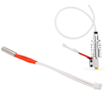 Miniatyrbillede 1 af 8: 5 stk Varmepatron 3D Printer Opgradering til Ekstruder Hotend 40W 100K Termistor Opvarmningsstang DC24V (110mm Kabellængde)