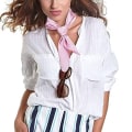 Miniatyrbilde 5 av 7: SATINIOR Chiffon Scarf Square Neck Scarf Handkerchief Retro Sati