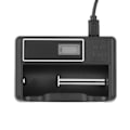 Miniatyrbillede 3 af 3: Smart Genopladelig Batterilader LCD Display med USB Kabel Enkelt Slot
