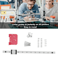 Miniatyrbilde 8 av 8: 3D-printer Lineær Skinneguide Oppgradert X-akse Lineær Guide for Ender 3 V2 3Pro 310mm