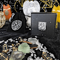 Miniatyrbillede 1 af 2: Tarotkort Nordiske Rune Træsæt Meditation Divination Rune Håndlavet Rune Sten Kort Sæt