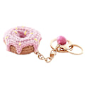 Miniatyrbillede 1 af 5: Donut Uldgarn Nøglering Vedhæng Bil Taske Charm, Nøglering Keyri