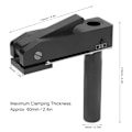 Miniatyrbillede 6 af 8: Træbearbejdningsprespladeholder Aluminium Legering 3 Trins Justerbar Tryk Toggle Beslag 19mm