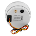 Pikkukuva 4 / 8: 85 mm / 3,35 tuuman GPS-nopeusmittari 0-60 MPH/H LCD-näyttö säädettävällä taustavalaistuksella asuntoautoille, veneille 9–32 V DC Valkoinen