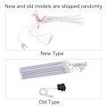Miniatyrbillede 1 af 2: 8 stk./sæt 30 cm Meteor Regn Rørlys 96 LED Lyse Faldende Lysstreng Dekoration 100-240V EU Hvid