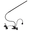 Miniatyrbilde 2 av 8: 2 i 1 USB Neglelampe Dobbelt Hode Justerbar 7W 10 Trinn 3 Moduser Negleherdende Lampe Tørker