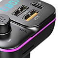 Miniatyrbilde 4 av 8: Bil Bluetooth MP3-spiller Fargerikt lys USB-lader Multifunksjonell lyd Håndfri FM-sender