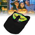 Miniatyrbillede 1 af 8: Lydaktiveret Lysende Maske Justerbar Letvægts LED Halloween Maske til Barer Fester