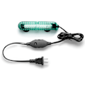 Miniatyrbillede 2 af 4: Akvarievarmer Nedsænkelig Justerbar Forhindrer Elektrisk Lækage Mini Fisketank Varmer til Ferskvand Havvand 75W