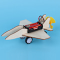 Miniatyrbild 1 av 5: DIY Elektrisk Flygplansmodell - Utbildningsleksak för Studenter, Vetenskapligt Experiment, Montering av Flygplan