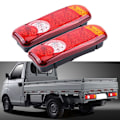 Pikkukuva 1 / 6: 2 kpl 12V 46 LED:n takavalot, takajarruvalot, pysäytysvalot, suuntavilkut autoon, kuorma-autoon ja pakettiautoon