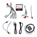 Miniatyrbilde 4 av 8: 7 tommers bilstereo for Android 12 berøringsskjerm GPS-navigasjon trådløs Bluetooth radio multimediaspiller erstatning