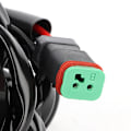Miniatyrbilde 1 av 2: LED-lysstangkontrollbryter ledningsnett for bil 9005/for H4 adapter kjørelys bryterlinje