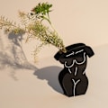 Miniatyrbild 1 av 8: Akrylblomvas Versatil Snygg Lätt Dekorativ Modern Kroppsformad Blomvas För Vardagsrum Sovrum Kvinnor