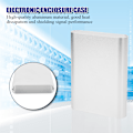 Miniatyrbild 4 av 5: Aluminiumprojektbox Integrerad Matt Silver Elektronisk Kapsling DIY Skal 26x108x150mm