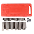 Miniatyrbillede 2 af 8: Spline Tip Bit Socket Set Master Tip Bit Socket Set med Plastik Opbevaringsboks til S2 Auto Reparation