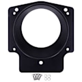 Miniatyrbilde 2 av 8: 3,6 tommers innsugningsmanifold gasspjeldadapteravstand for GM GEN III LS1 LS2 LS6 LSX LS4 Svart