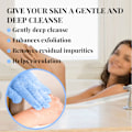 Miniatyrbillede 7 af 8: 2 stk. Peeling Badehandsker Bærbar Hjemme Peeling Badehandsker Skrub Mud Dyb Rensning Hud Fremmer Blodcirkulation