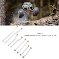 Miniatyrbild 6 av 8: 8 st RC Hjulbaslänk Stång Koppar Aluminiumlegering RC Chassi Länkage Dragstång för HOBBYPLUS 1/18 4WD CP18P RC Bilar Silver