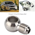 Miniatyrbillede 7 af 8: Turbo Banjo Adapter 6AN til M14 304 Rustfrit Stål Fitting 414‑02101‑007 Biltilbehør