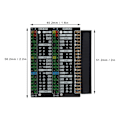 Pikkukuva 6 / 8: GPIO-laajennuslevyn liitäntäsovitinmoduuli kaksoisrivi Raspberry Pi 400:lle