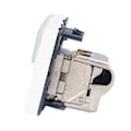 Miniatyrbilde 3 av 8: Nettverkskontaktmodul CAT6A RJ45 Fransk Adapter Skjermet ABS Tilbehør for Datamaskin