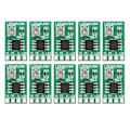 Miniatyrbillede 2 af 8: 10 stk Konstant Strøm Justerbar Modul 30‑1500MA 3V 3.3V 3.7V 4.5V 5V 6V Strøm LED Driver DC 2.8‑6V