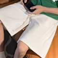 Miniatyrbild 6 av 8: Män Drawstring Shorts Bokstavstryck Mjuk Hudvänlig Andningsbar Män Lösa Shorts för Semesterfest Vit XL