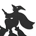 Miniatyrbillede 1 af 8: 5 stk Halloween Hængende Dørdekorationer Vægskilte THE WITCH IS IN til Fest Hjem