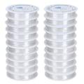 Pikkukuva 2 / 2: 20 kpl Elastinen Naru Vahva Läpinäkyvä Silikonipihka 0,6 mm Venyvä Lanka DIY:lle