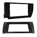 Miniatyrbillede 7 af 8: 9 tommer bilstereo radio fascia instrumentbræt GPS navigation trim ramme udskiftning til 5-serie E39 1995‑2003