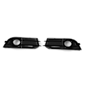 Miniatyrbillede 3 af 8: Par Forlygtegitter til Forlygte, Sort 8X0807681A Udskiftning til A1 Cool Hatchback 2‑Dørs 2014